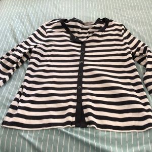 Striped cardigan